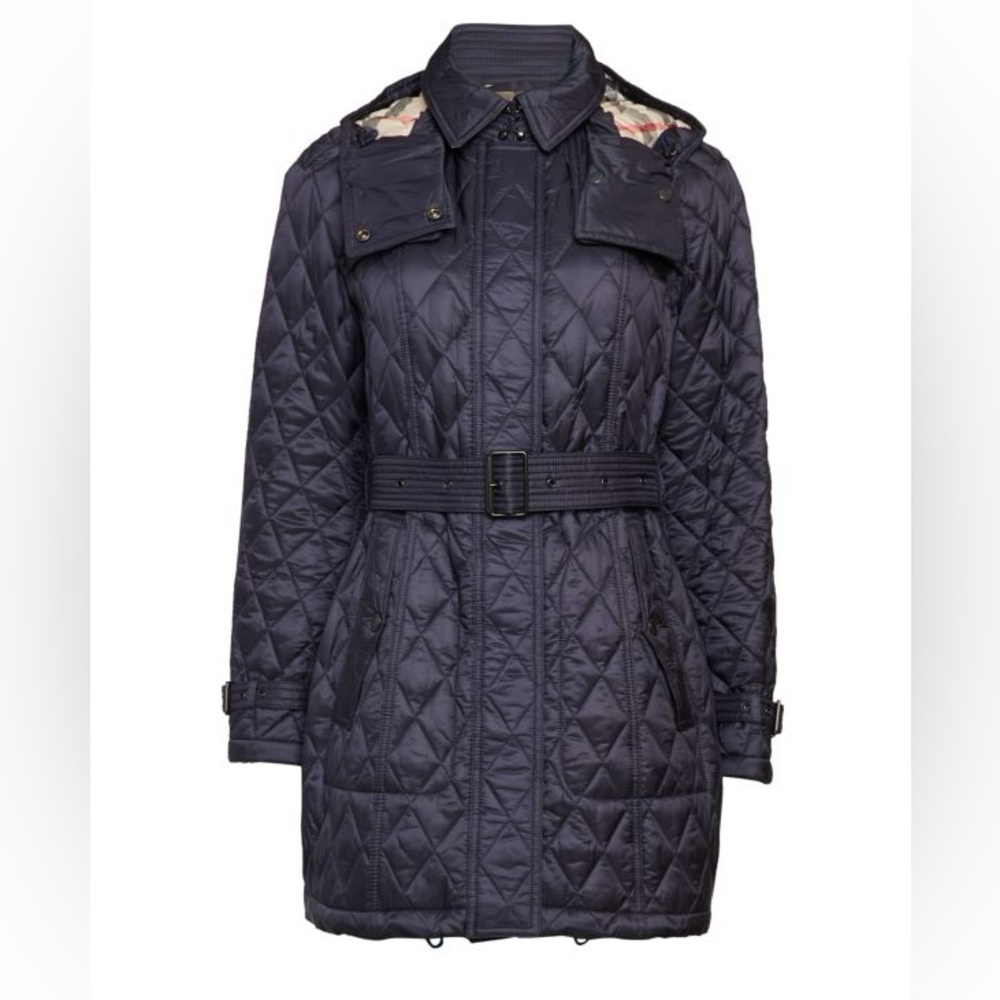 Burberry Brit Finsbridge Quilted Coat, size L